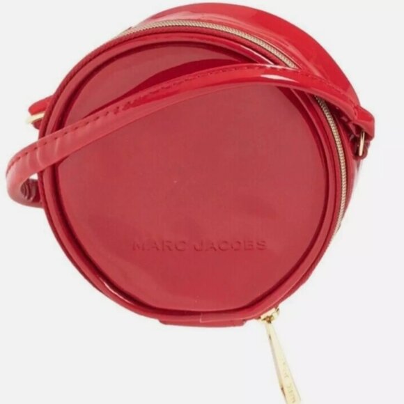 Marc Jacobs NWT Red Clutch with Smooth Leather and Zip Closure - Picture 1 of 5